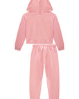 Conjunto de Blusão Boxy e Calça Jogger em Malha Tecnonew 92367 Infanti Infantil Menina