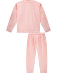 Conjunto de Jaqueta e Calça Jogger em Veludo com Elastano 92577 Infanti Infantil Menina