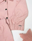 Conjunto de Jaqueta com Calça em Cotton Jeans 71990 Infanti