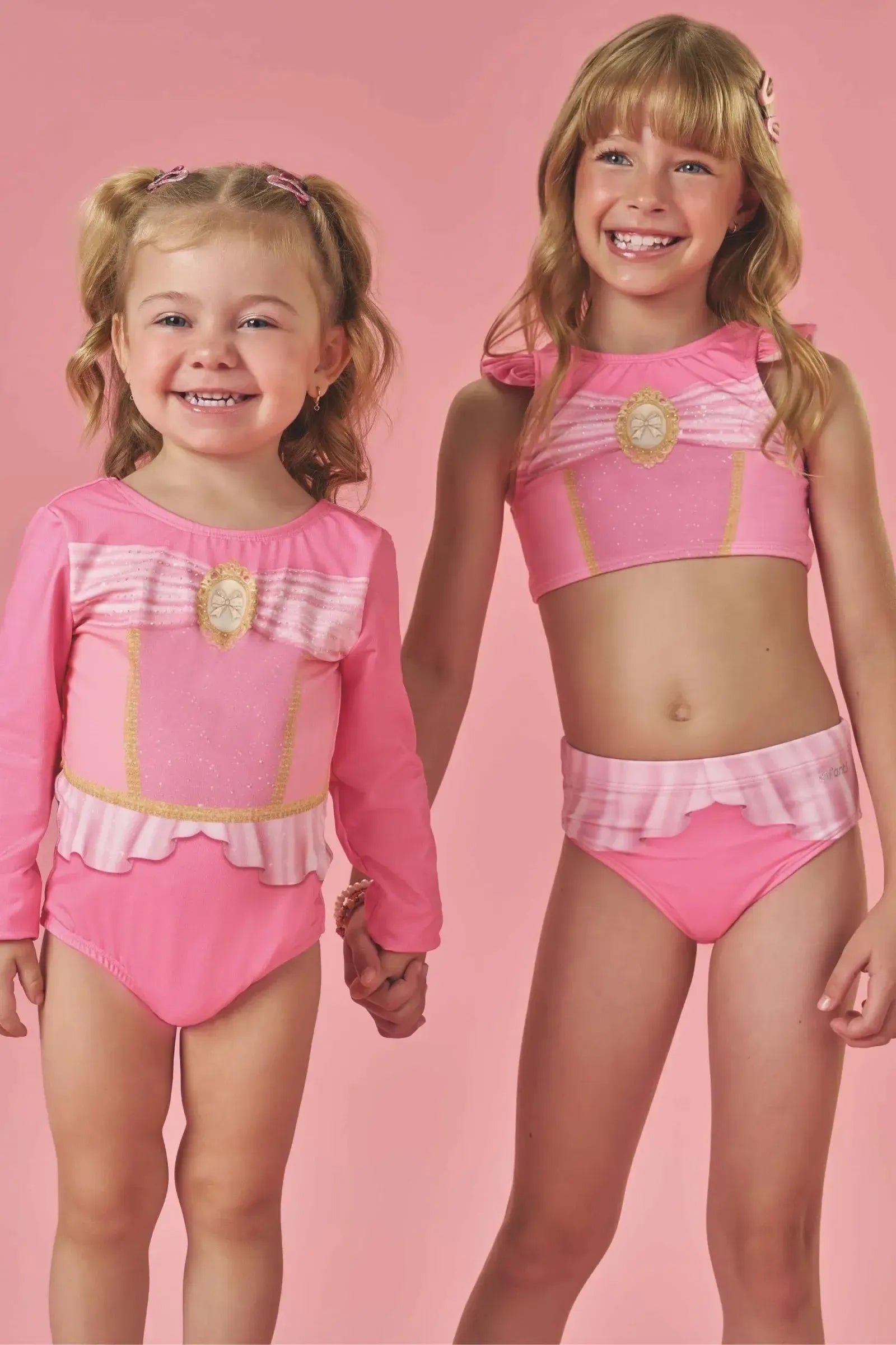 Maiô em Malha UV Dry com Proteção UV 50+ 87817 Infanti Bebê Menina