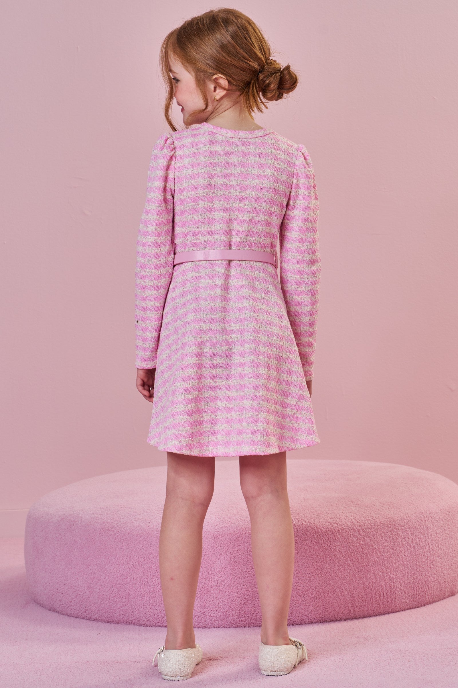 Cinto em PU com Fivela Dourada 89076 Infanti Infantil Menina