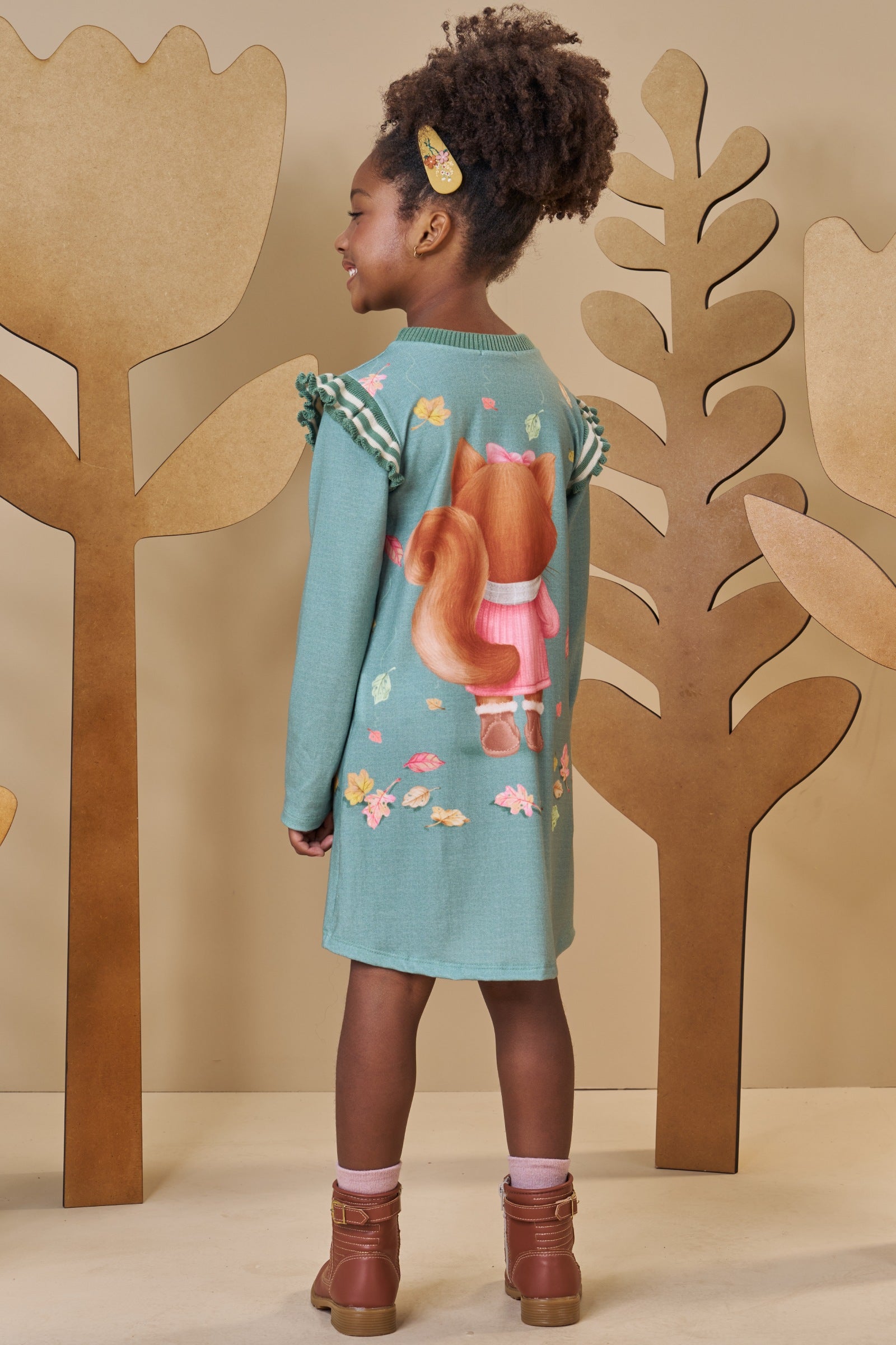 Vestido em Malha Fresh 89170 Infanti Infantil Menina