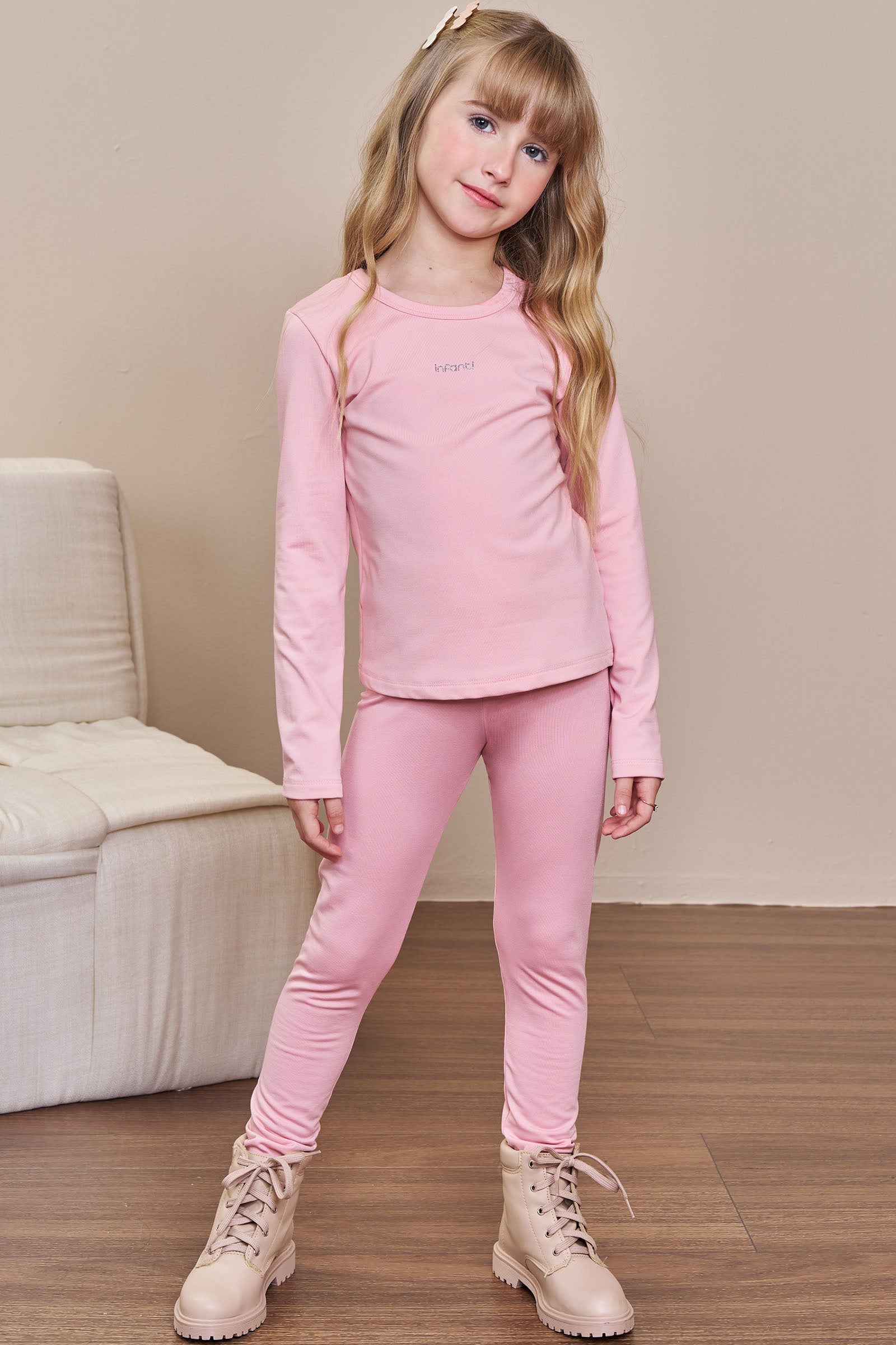 Blusa em Termoskin Peluciado 89220 Infanti Infantil Menina