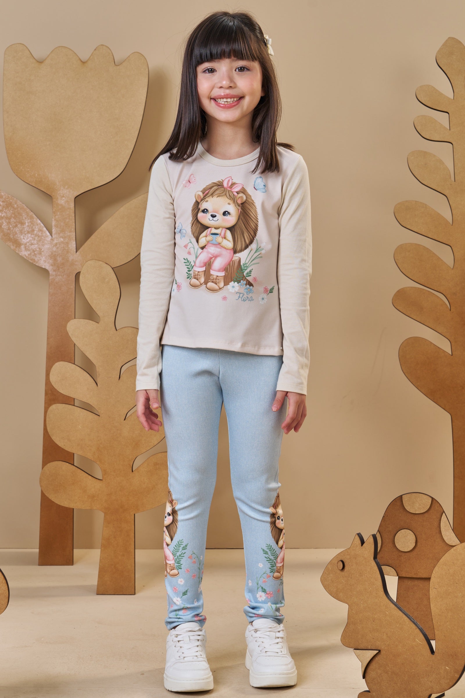 Blusa em Cotton 89414 Infanti Infantil Menina