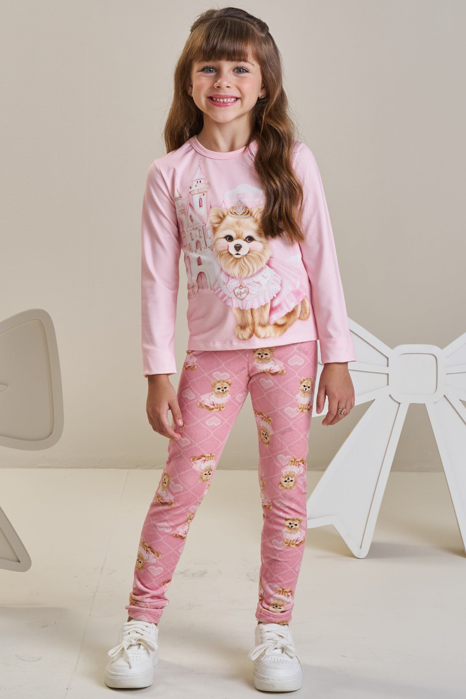 Blusa em Termoskin Peluciado 89482 Infanti Infantil Menina