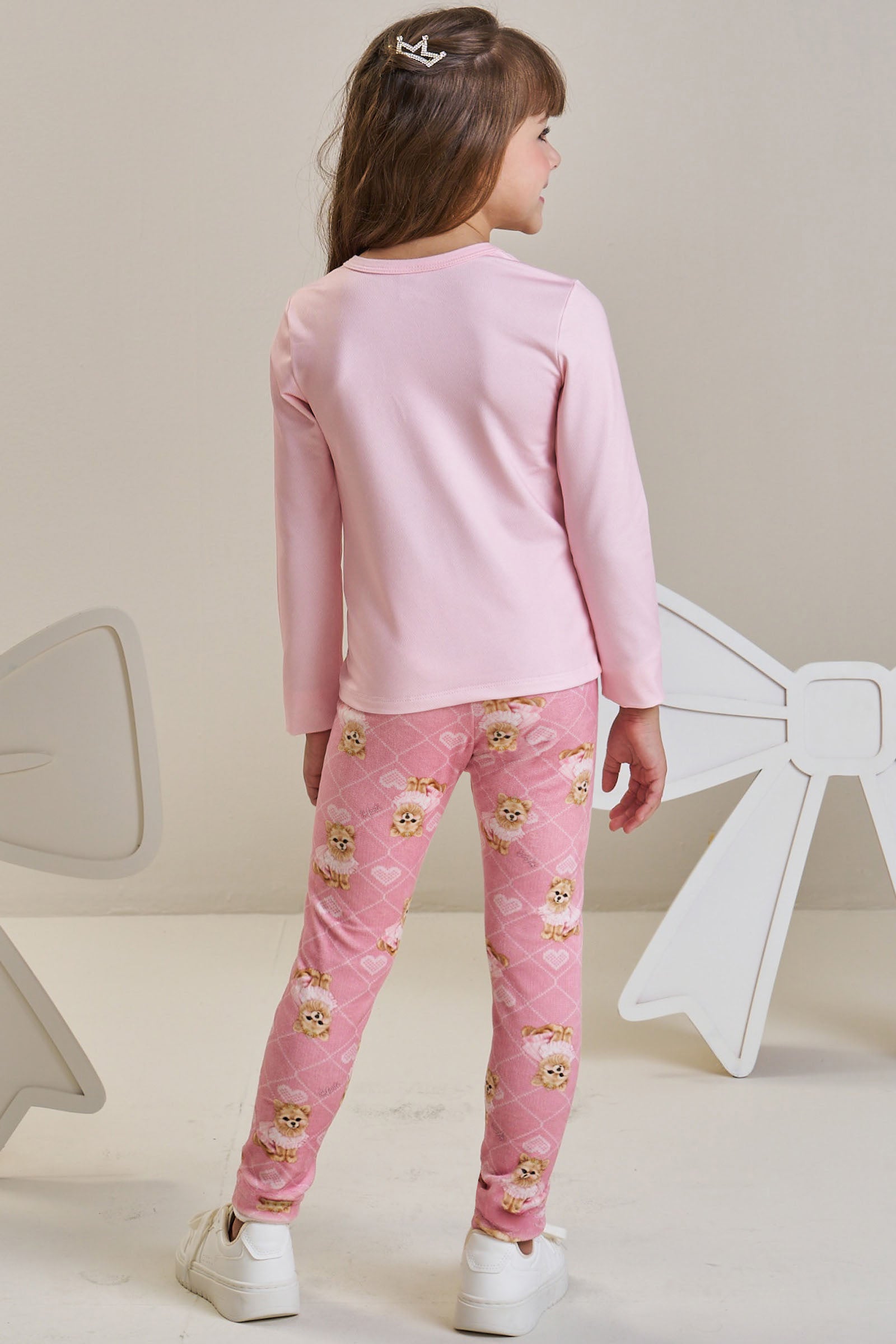 Blusa em Termoskin Peluciado 89482 Infanti Infantil Menina