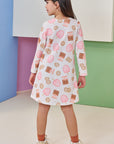 Vestido em Molecotton 92616 Infanti Infantil Menina