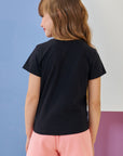 Blusa em Meia Malha 92638 Infanti Infantil Menina