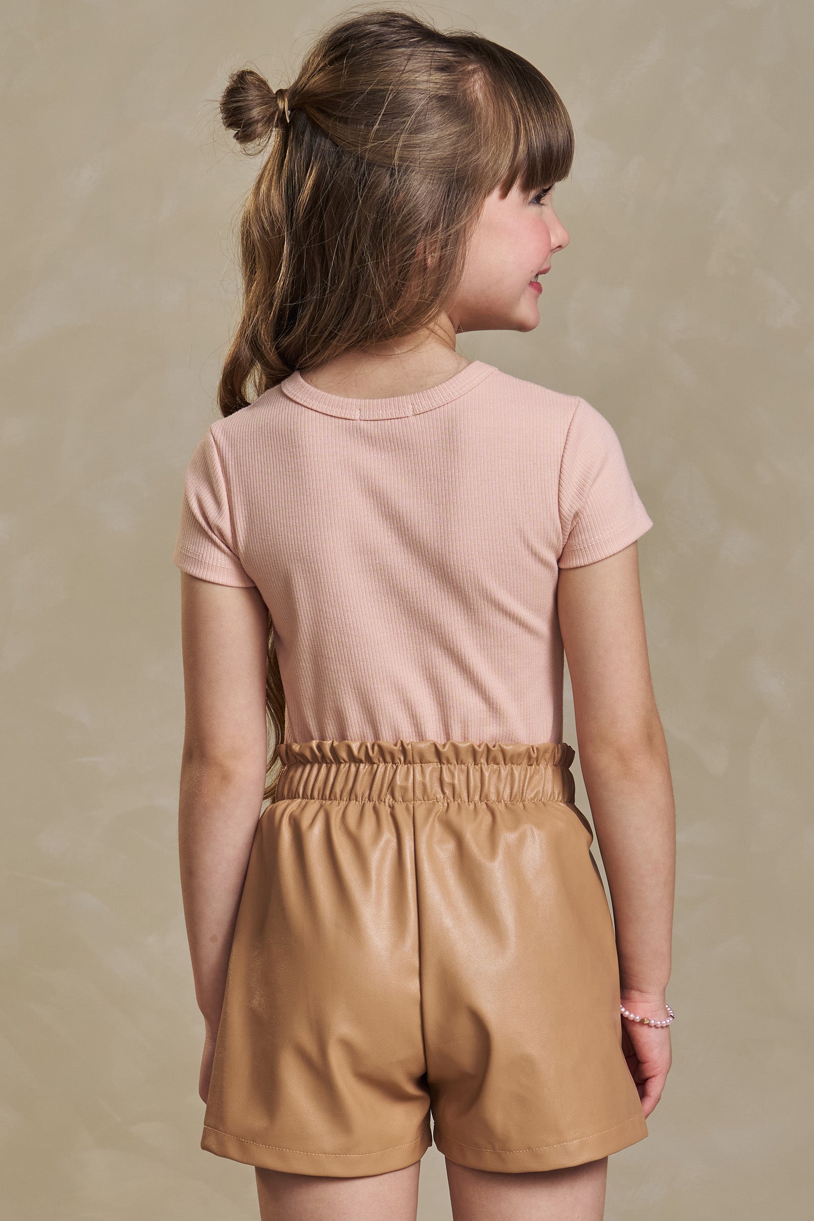 Blusa em Canelado Liz 93442 Infanti Infantil Menina