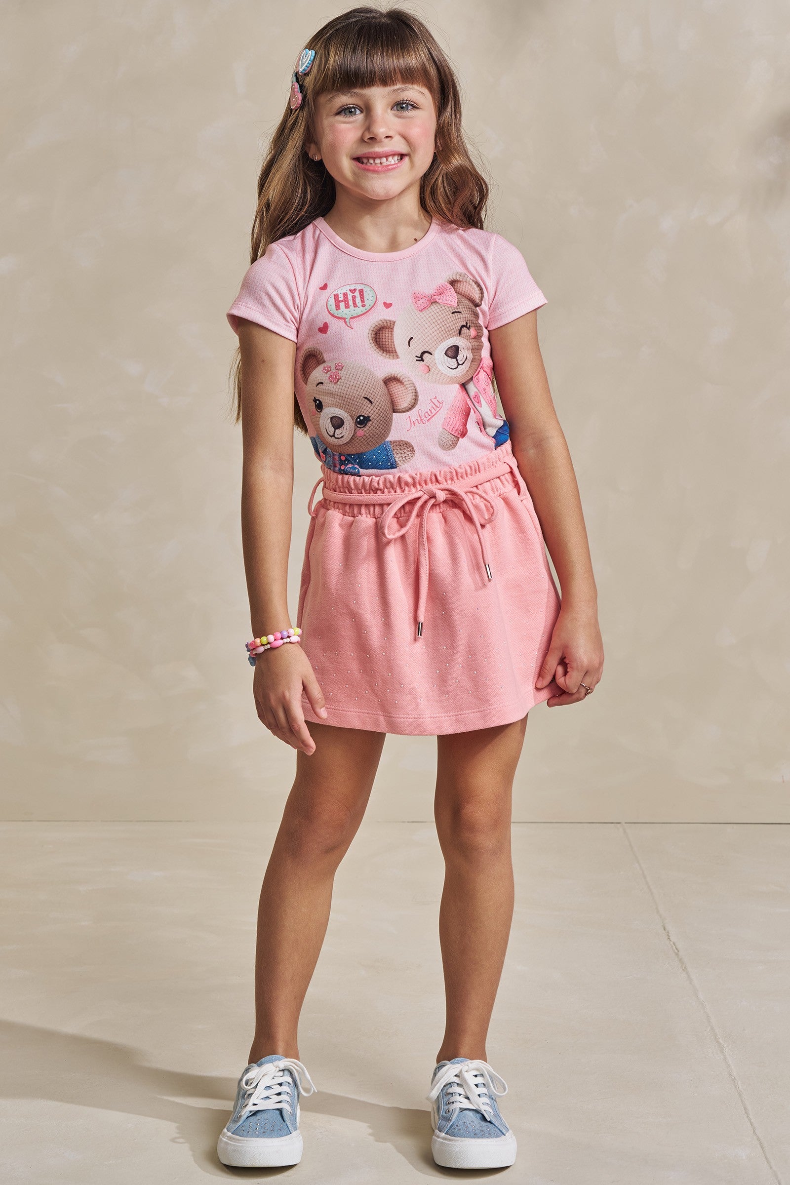 Blusa em Malha Fresh 93461 Infanti Infantil Menina