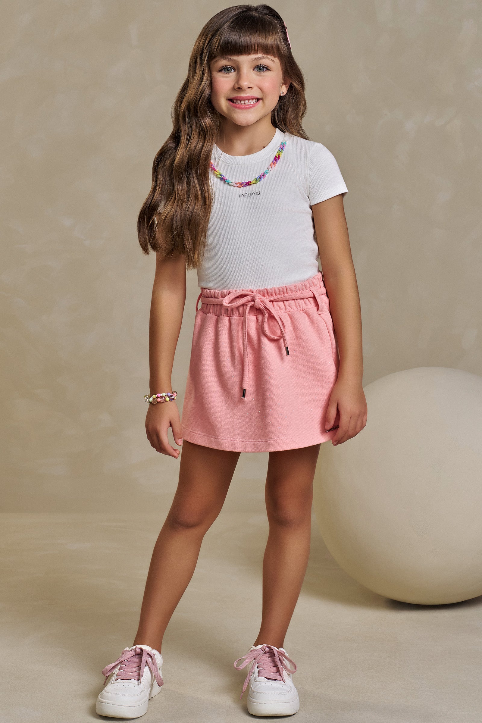 Blusa em Canelado Liz 93464 Infanti Infantil Menina