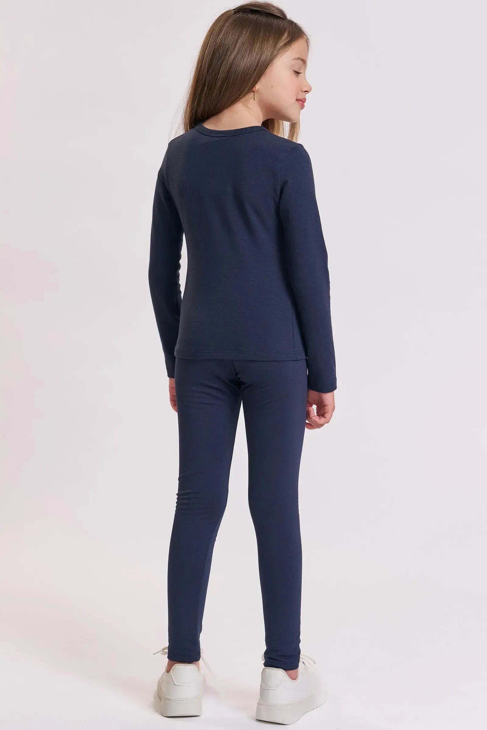 Blusa Manga Longa em Cotton 93609 Kukiê Infantil Menina