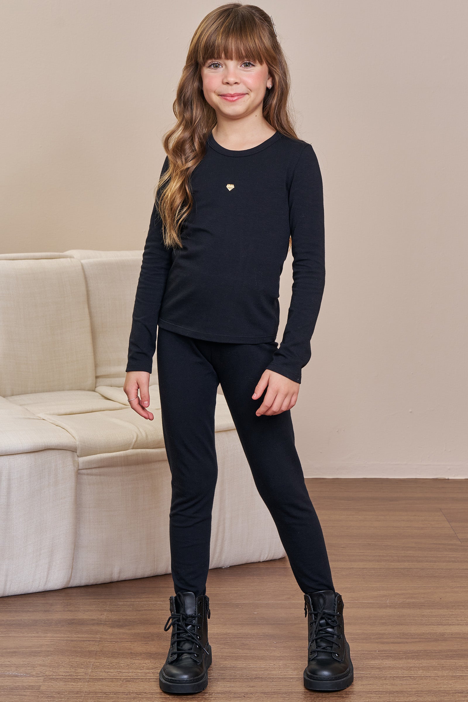 Blusa em Cotton 93621 Infanti Infantil Menina