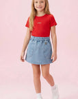 Blusa em Canelado Liz 94358 Infanti Infantil Menina