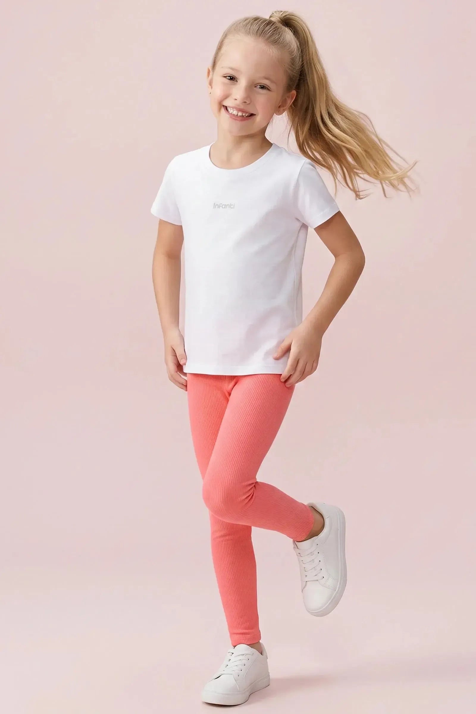 Calça Legging em Canelado Liz 94372 Infanti Infantil Menina