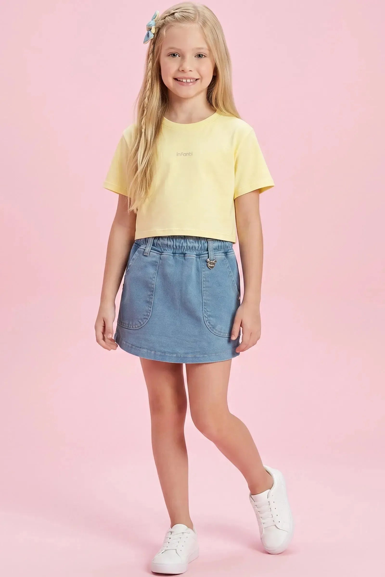Blusa em Meia Malha 94377 Infanti Infantil Menina
