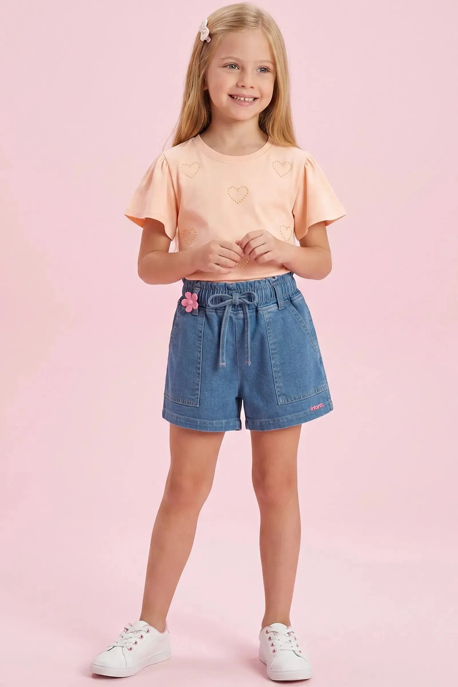 Blusa em Meia Malha 94595 Infanti Infantil Menina