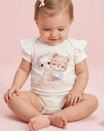 Body em Cotton 94936 Infanti Bebê Menina