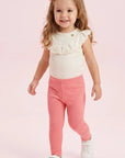 Calça Legging em Canelado Liz 94939 Infanti Bebê Menina