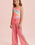 Calça Saída de Praia em Tela Fashion 95326 Infanti Infantil Menina