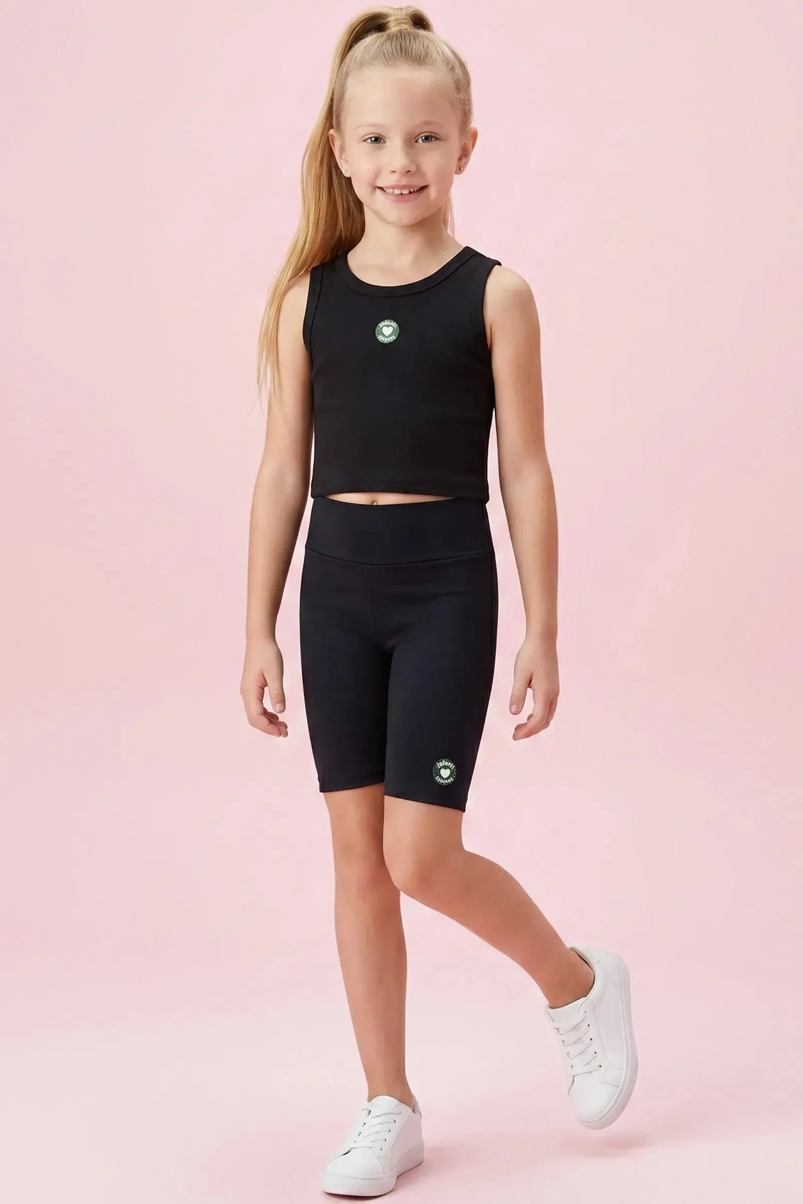 Bermuda Biker em Malha Poliamida UV 50+ 96265 Infanti Infantil Menina