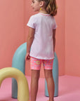 Bermuda Biker em Malha Power 98473 Infanti Infantil Menina