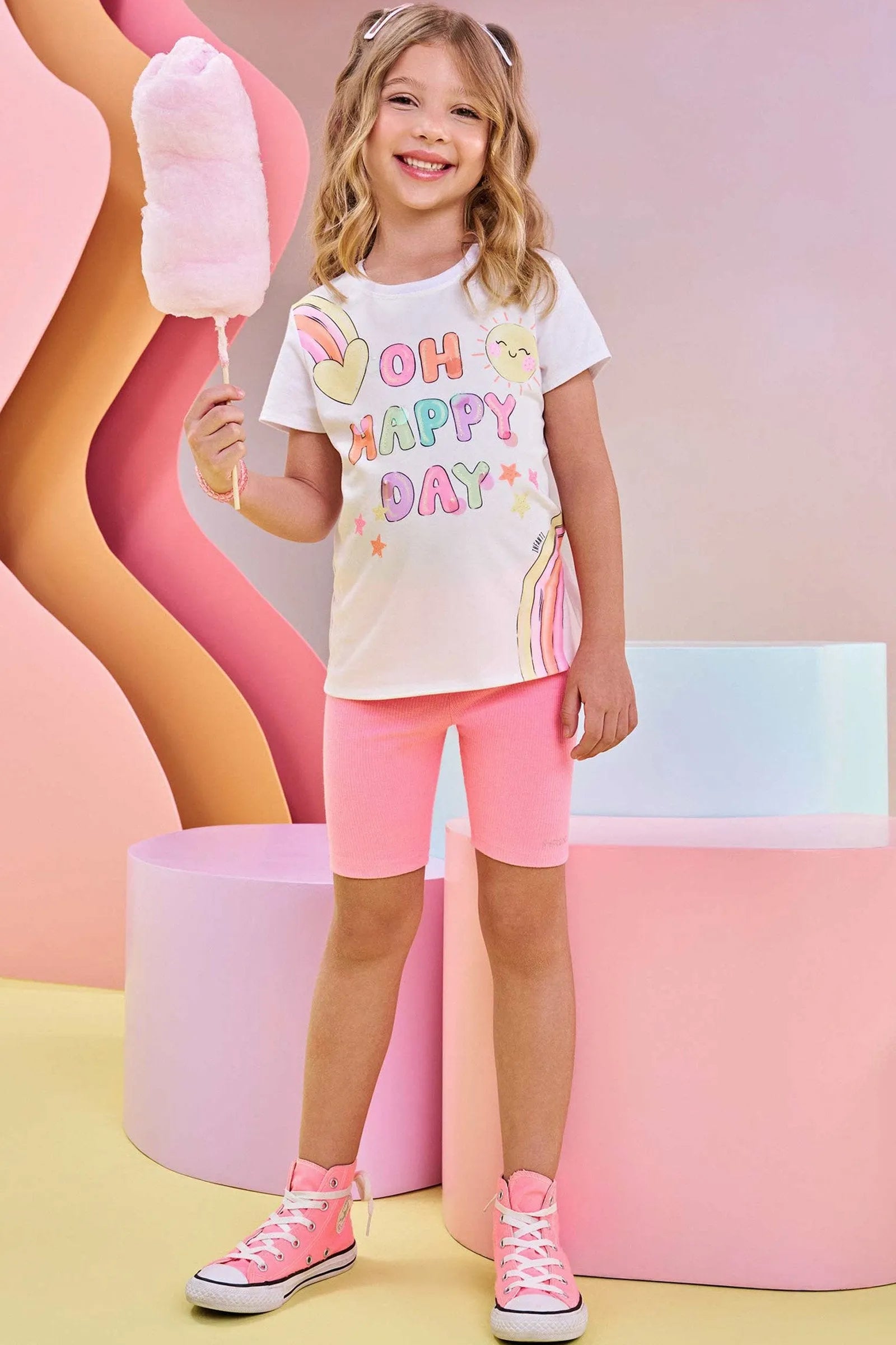 Biker em Canelado Liz 82828 Infanti Infantil Menina