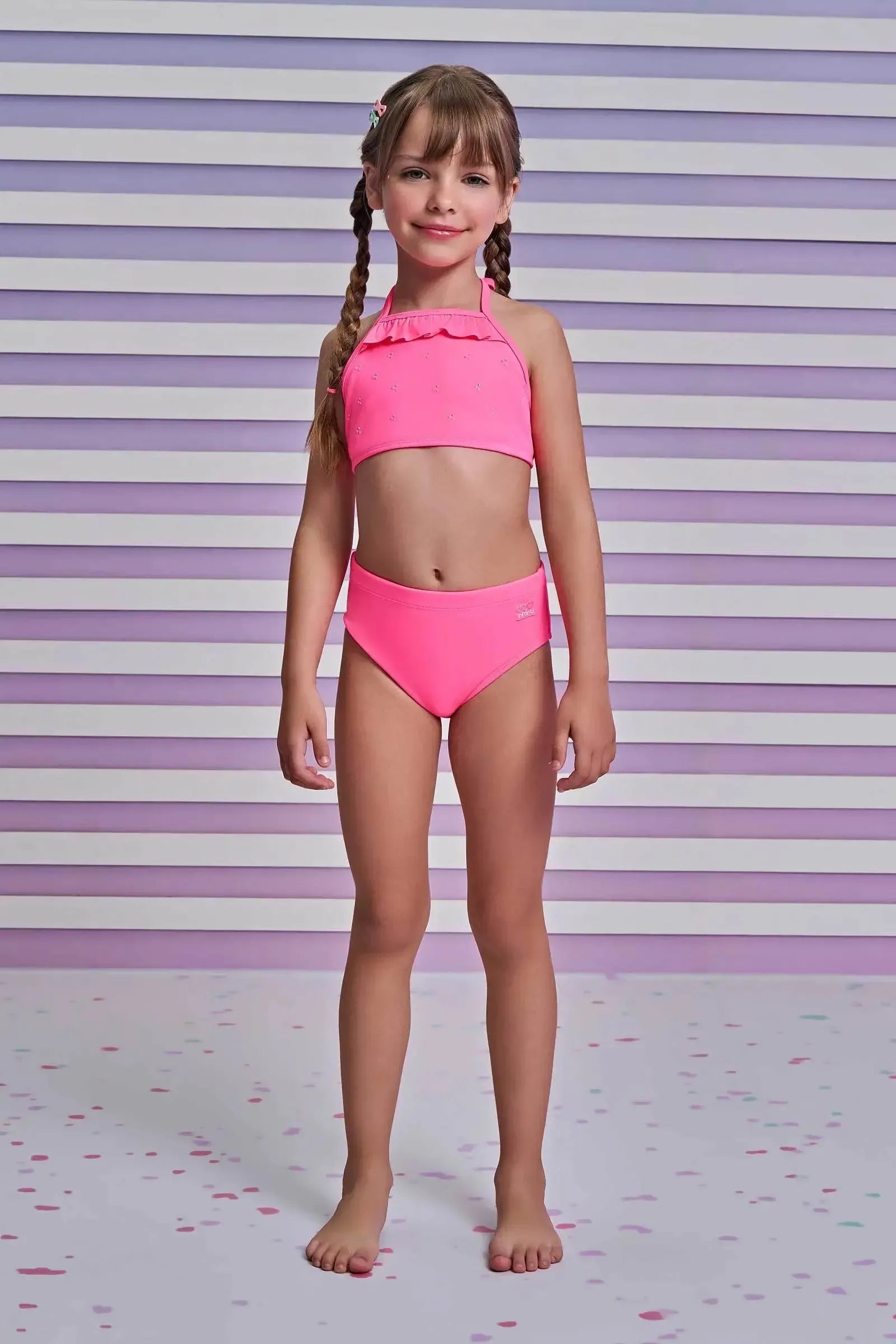 Biquíni em Malha Poliamida com Proteção UV 50+ 95309 Infanti Infantil Menina