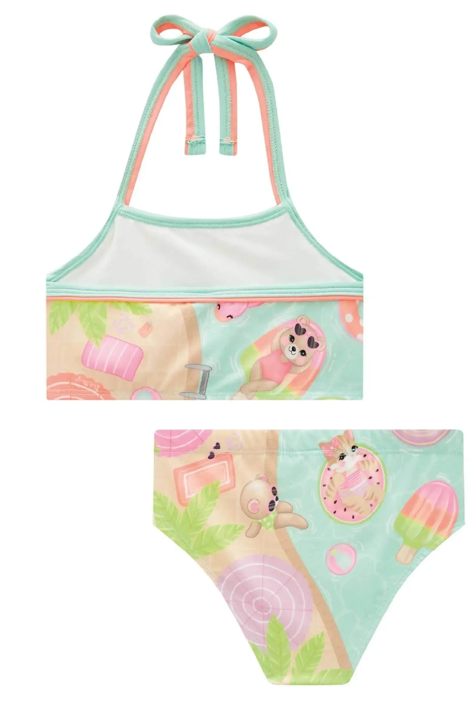 Biquíni em Malha UV Dry com Proteção UV 50+ 87792 Infanti Infantil Menina