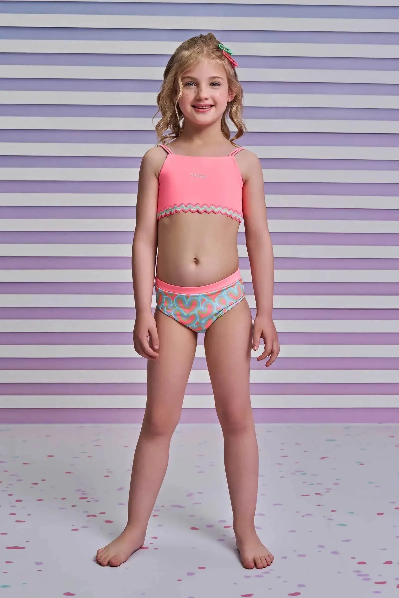 Biquíni em Malha UV Dry com Proteção UV 50+ 93169 Infanti Infantil Menina