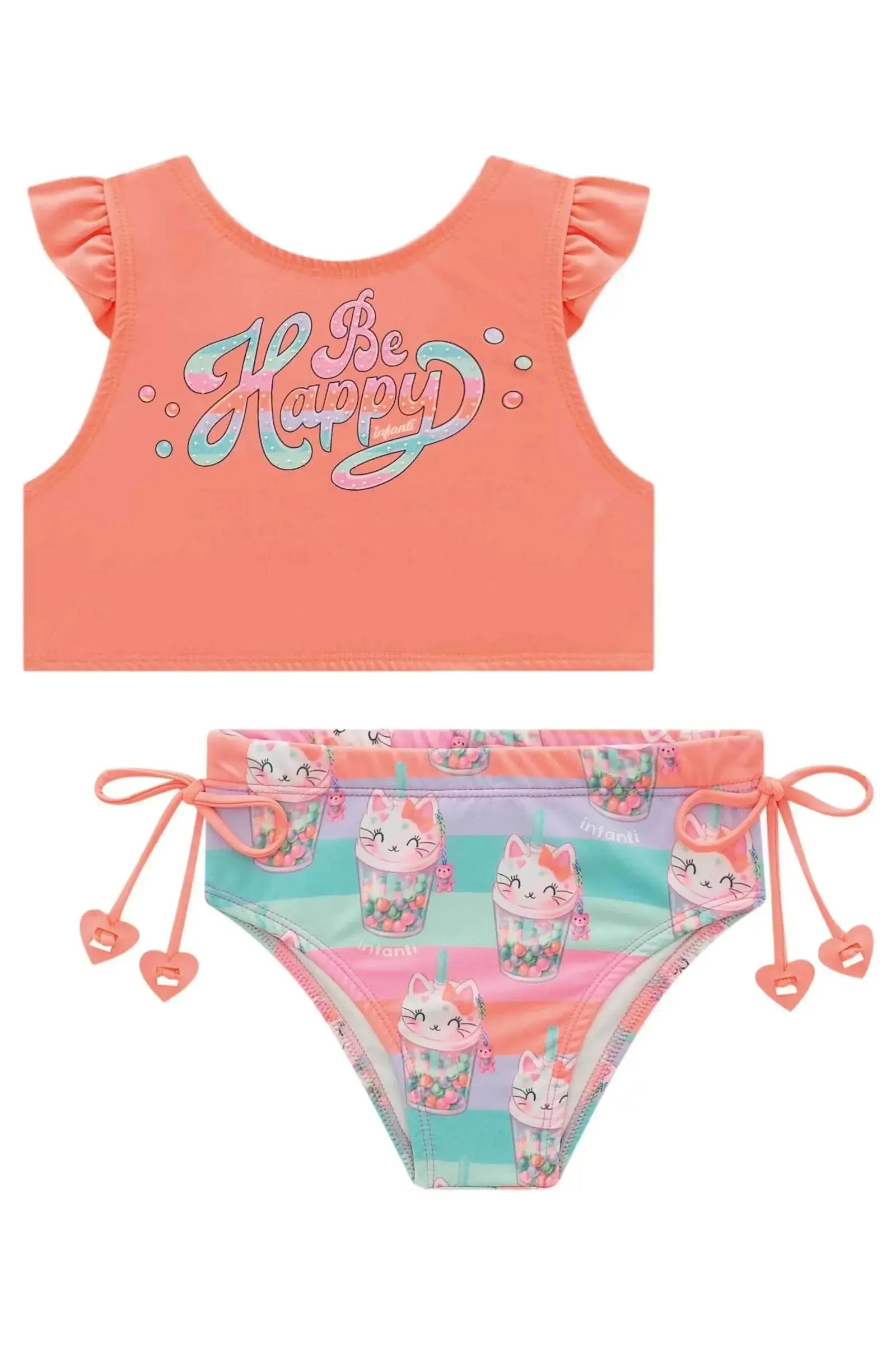 Biquíni em Malha UV Dry com Proteção UV 50+ 93175 Infanti Infantil Menina