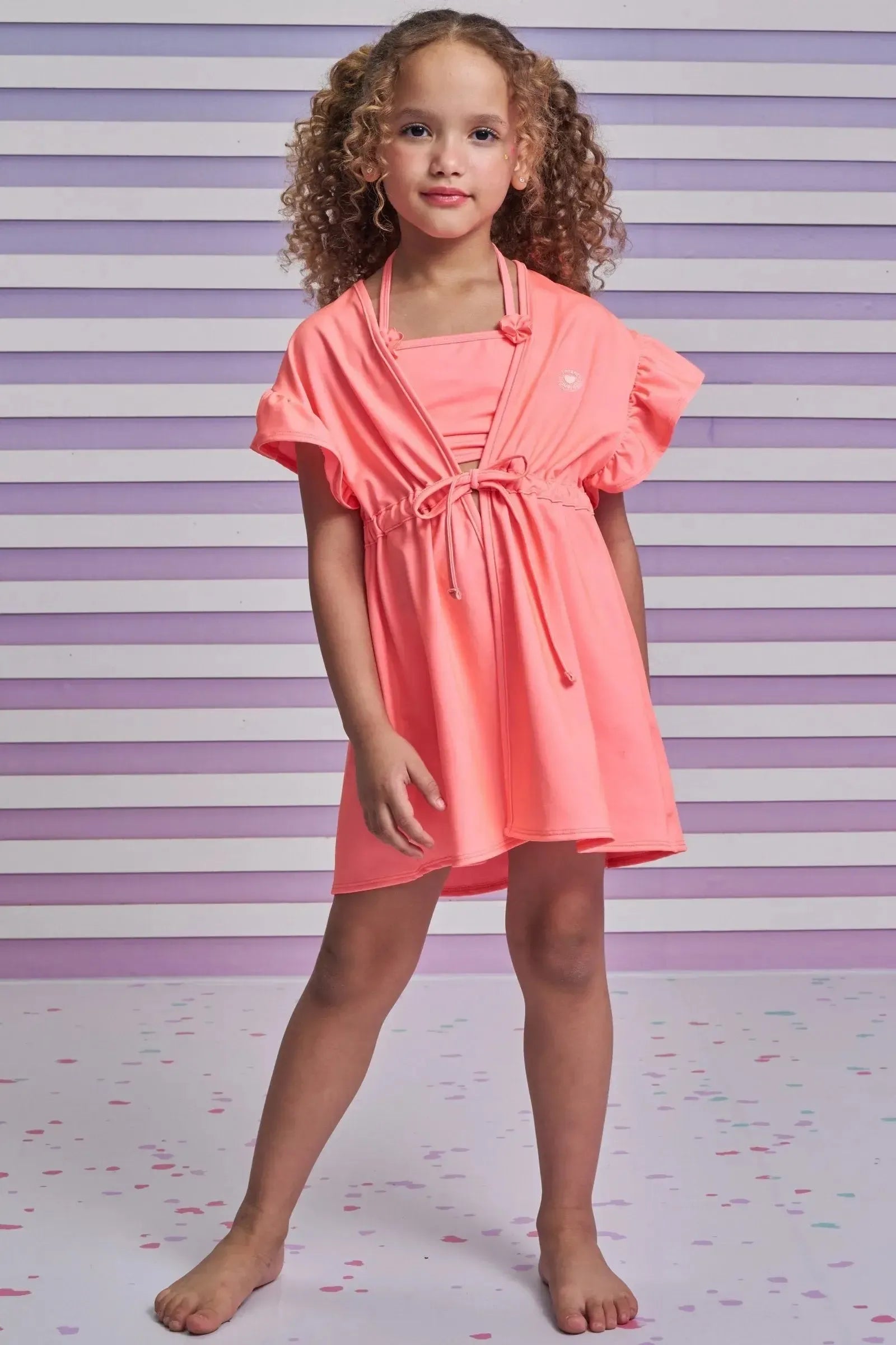Biquíni em Malha UV Dry com Proteção UV 50+ 95256 Infanti Infantil Menina