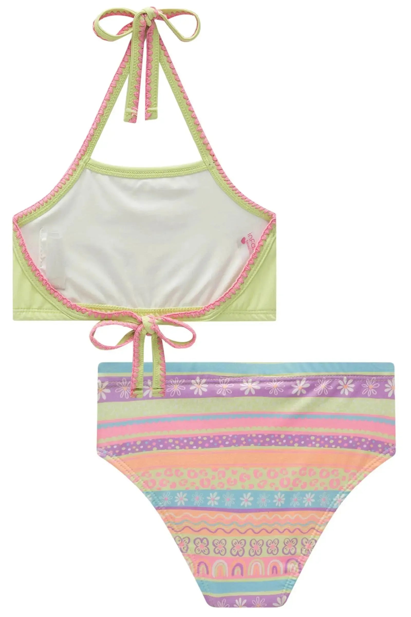 Biquíni em Malha UV Dry com Proteção UV 50+ 95933 Infanti Infantil Menina