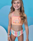 Biquíni em Malha UV Dry com Proteção UV 50+ 98407 Infanti Infantil Menina