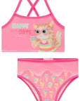 Biquíni em Malha UV Dry com Proteção UV 50+ 99171 Infanti Infantil Menina