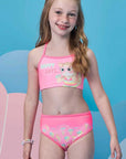 Biquíni em Malha UV Dry com Proteção UV 50+ 99171 Infanti Infantil Menina