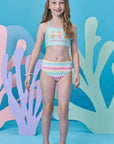 Biquíni em Malha UV Dry com Proteção UV 50+ 99173 Infanti Infantil Menina