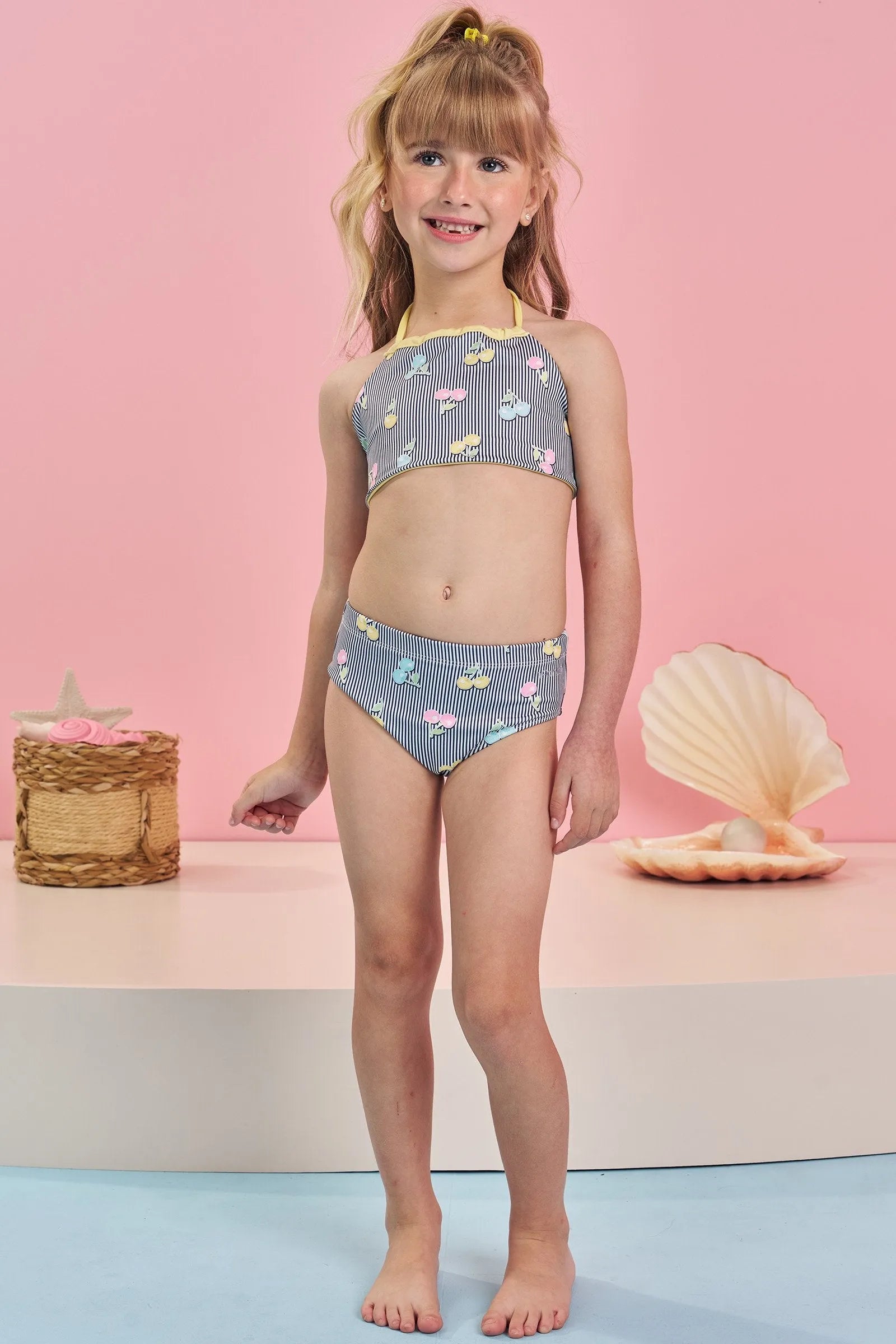 Biquíni Reversível em Malha Uv Dry com Proteção Uv 50+ 84983 Infanti Infantil Menina