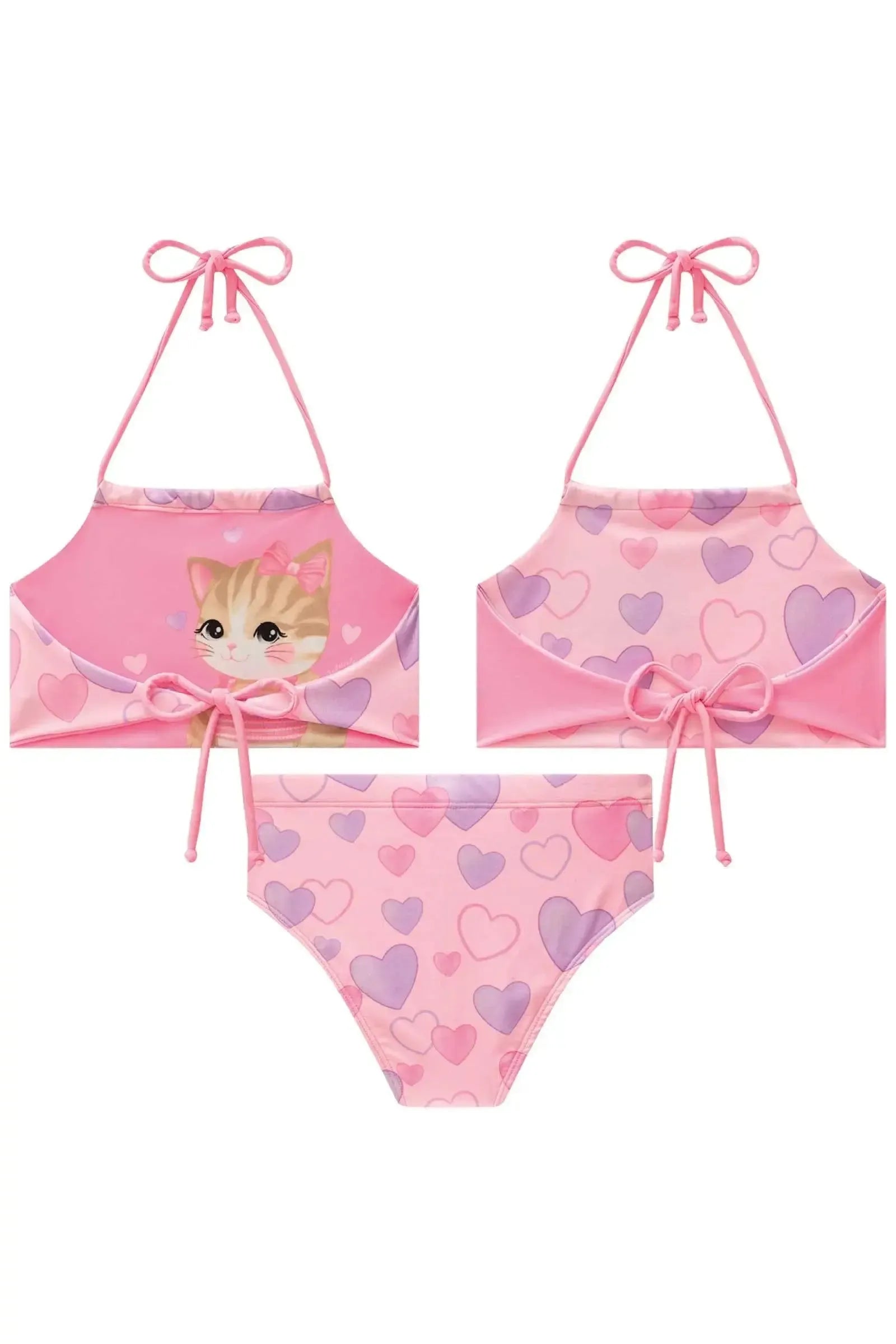 Biquíni Reversível em Malha UV Dry com Proteção UV 50+ 88938 Infanti Infantil Menina