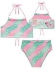 Biquíni Reversível em Malha UV Dry com Proteção UV 50+ 95953 Infanti Infantil Menina