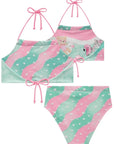 Biquíni Reversível em Malha UV Dry com Proteção UV 50+ 95953 Infanti Infantil Menina