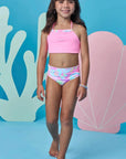Biquíni Reversível em Malha UV Dry com Proteção UV 50+ 98406 Infanti Infantil Menina