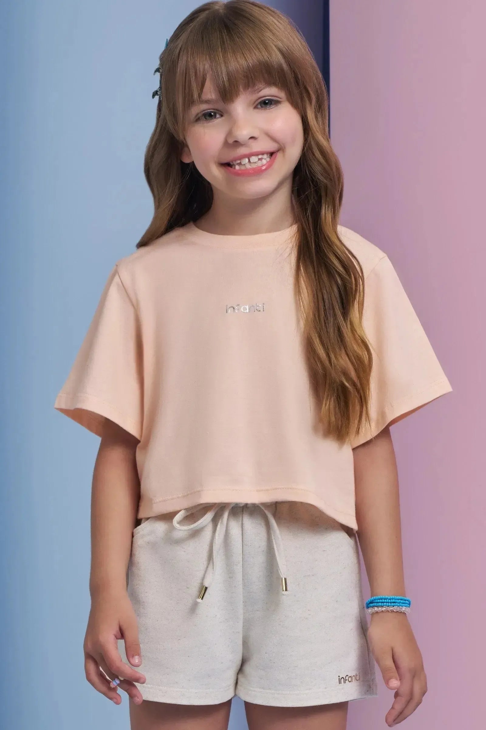 Blusa em Meia Malha 94377 Infanti Infantil Menina