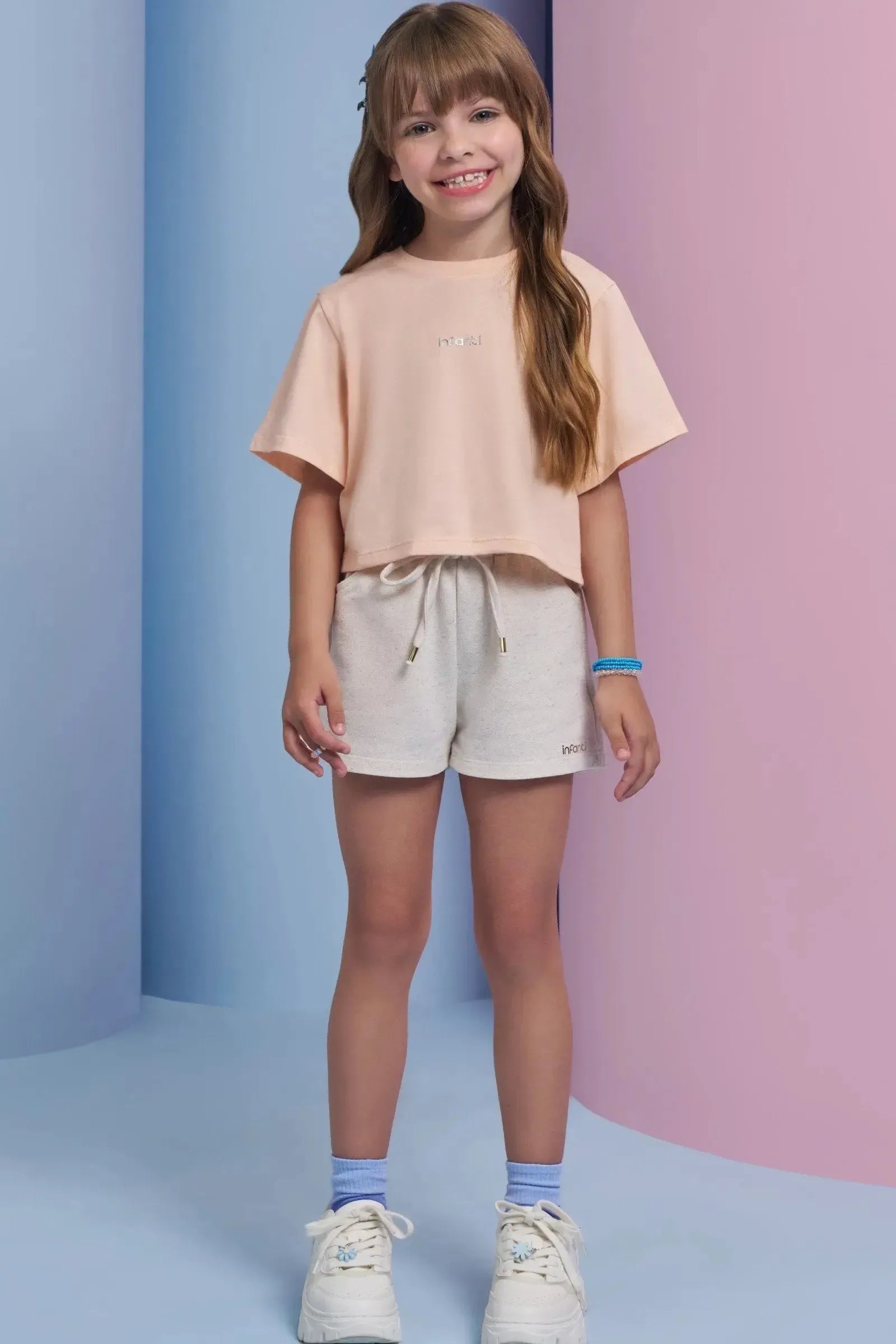 Blusa em Meia Malha 94377 Infanti Infantil Menina
