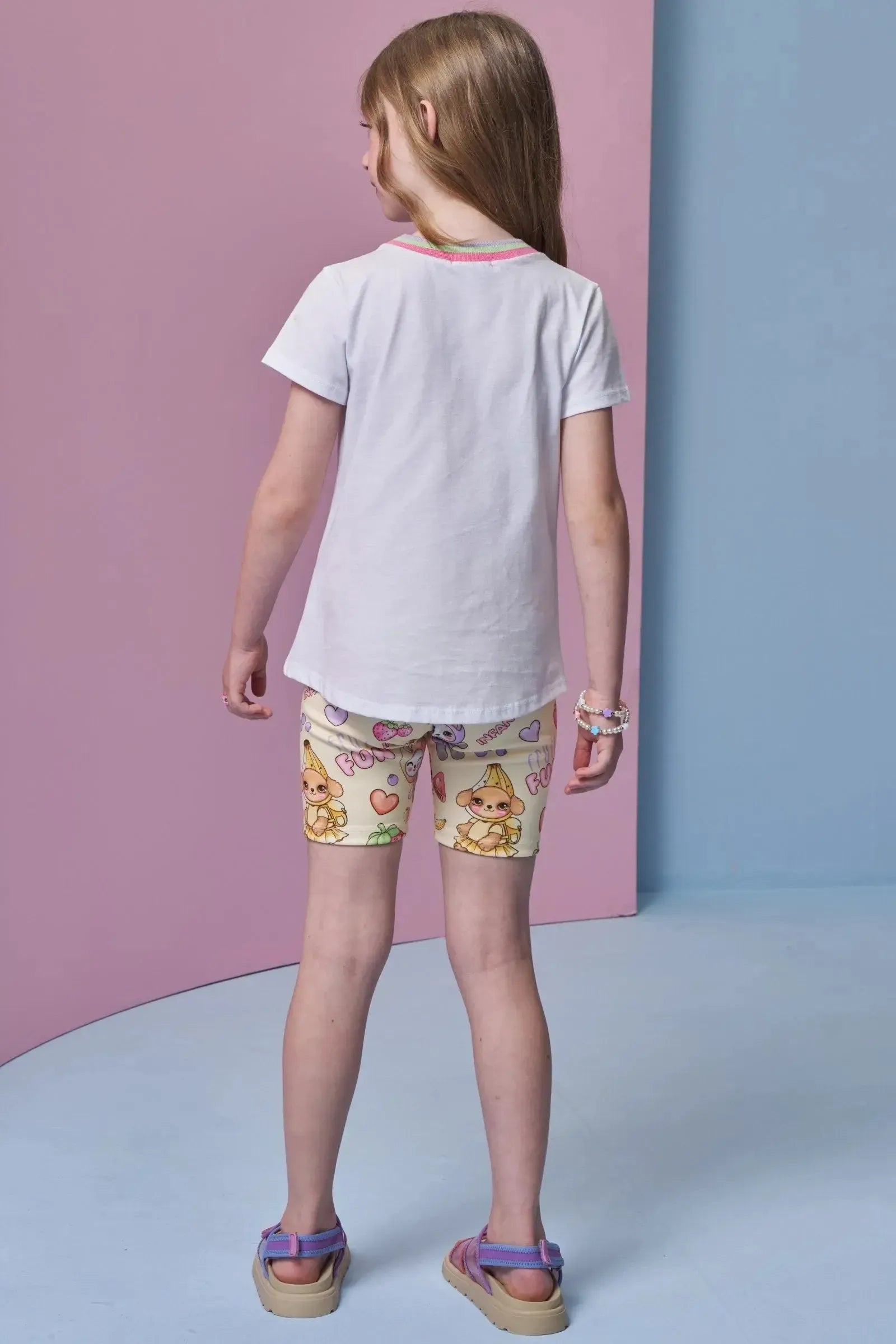 Blusa Alongada em Meia Malha 94916 Infanti Infantil Menina