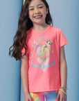 Blusa Alongada em Meia Malha 94917 Infanti Infantil Menina