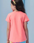 Blusa Alongada em Meia Malha 94917 Infanti Infantil Menina