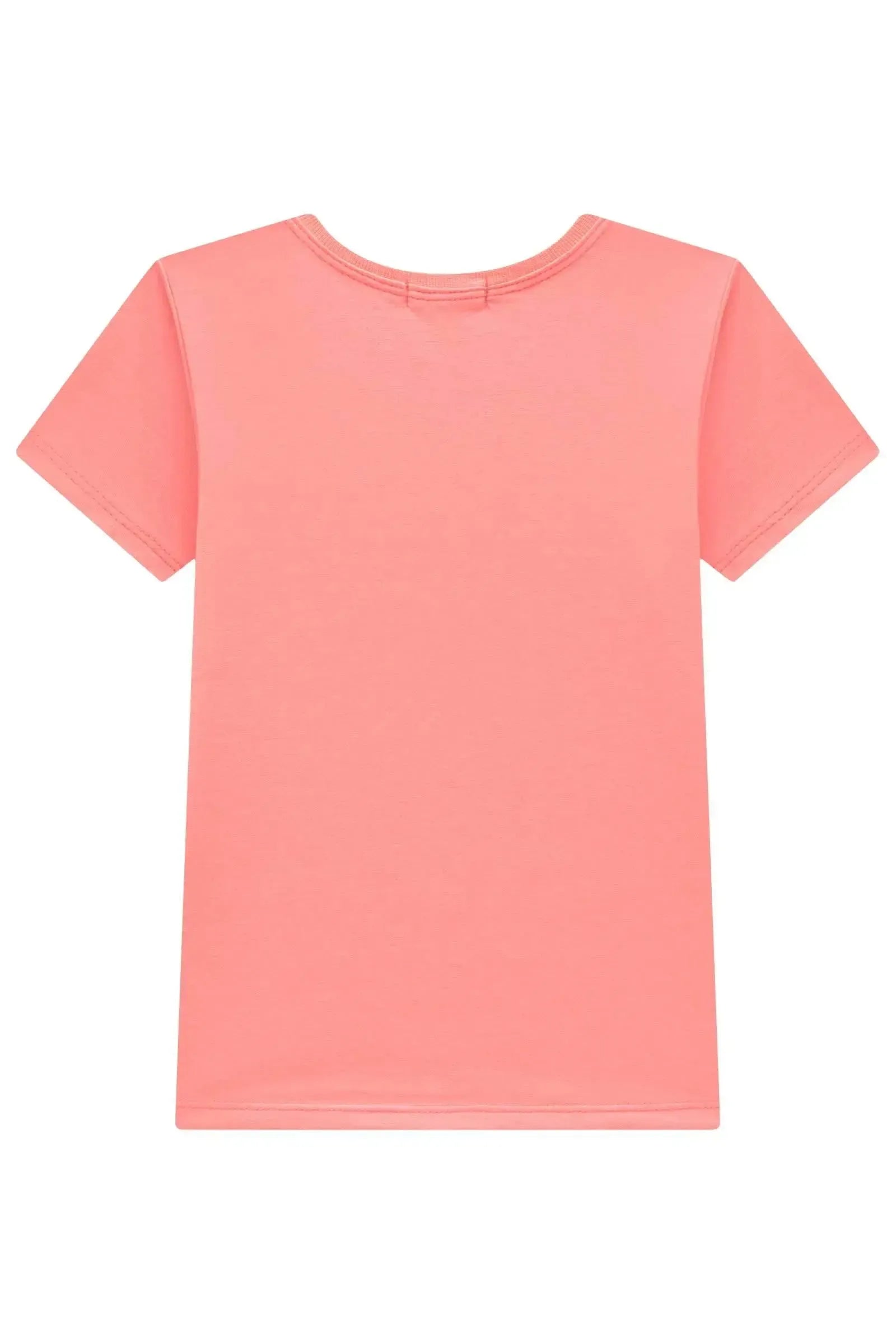 Blusa Alongada em Meia Malha 94917 Infanti Infantil Menina