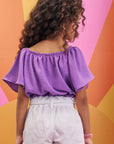 Blusa Boxy em Air Flow 76197 Infanti