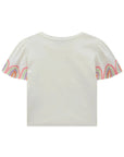 Blusa Boxy em Canelado e Visco Twill 83014 Infanti Infantil Menina